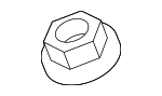 9017610005 - Wiper &amp; Washer: Wiper Arm Nut for Lexus Image