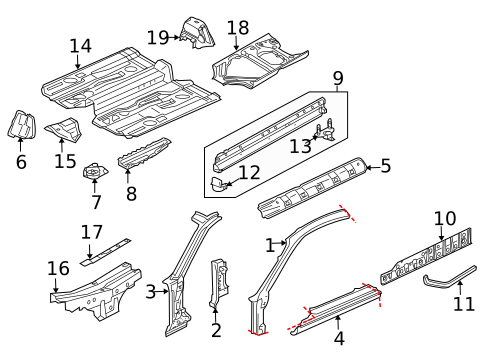 Rocker for 2011 Porsche 911 #1