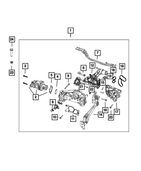 EGR Cooling System for 2017 Jeep Compass #0