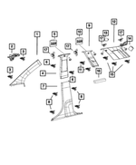 68050990AA - Interior Trim: Clip for Mopar Image image