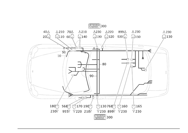210440500564 - Electrical System: Wiring Harness for Mercedes-Benz Image image