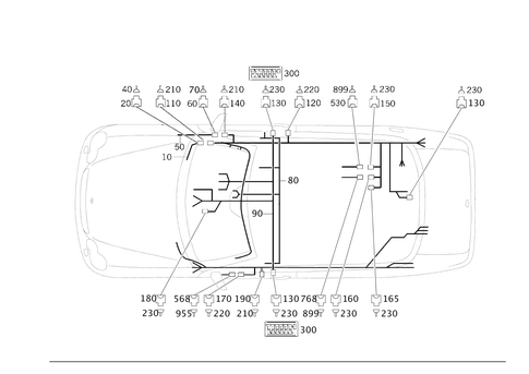 Cable Harness for Comtrol Display System Oms for 2001 Mercedes-Benz CLK 320 #0