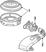 E4AZ9600B - Engine: Air Cleaner for Ford: LTD | Lincoln: Continental, Town Car | Mercury: Grand Marquis, Marquis Image