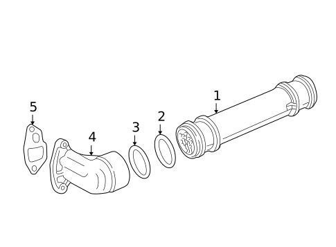 Turbo Charger for 2001 Ford Excursion #1