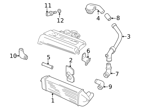Intercooler for 1999 Saab 9-3 #0
