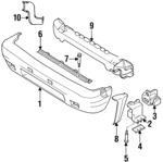 8971830720 - : Bumper Cover for Acura Image