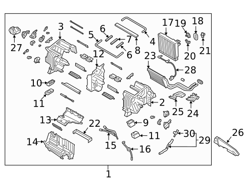 HVAC Case for 2020 Kia Stinger #0