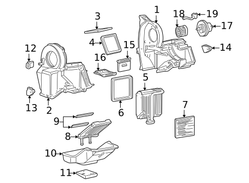 Motors, Core, Case & Related Components for 2002 GMC Savana 3500 #0