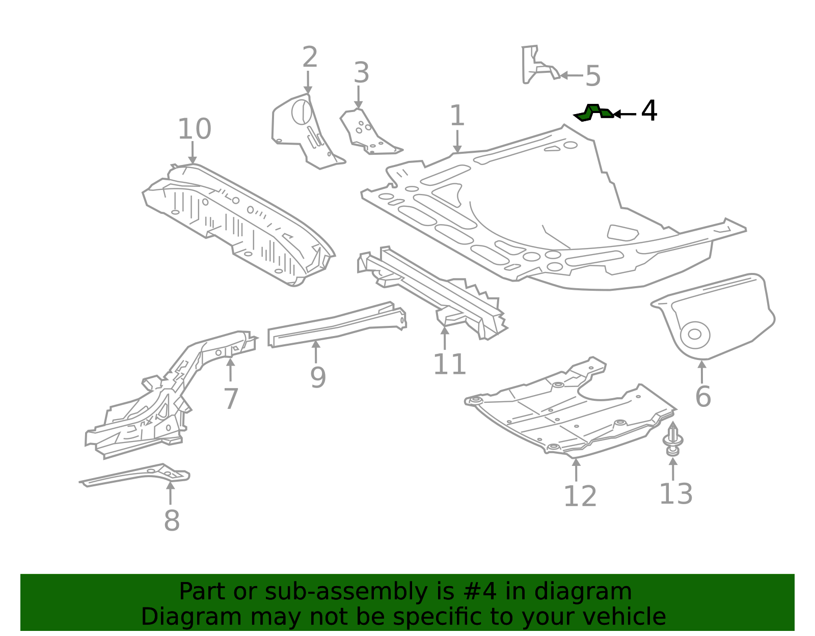 58351-33010 - Spare Tire Bracket 1992-2019 Toyota | Longo Toyota Parts