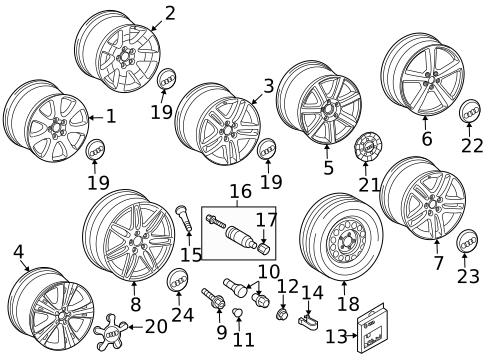 Wheels for 2009 Audi Q7 #0