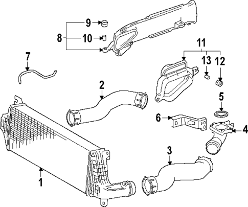 Intercooler for 2024 Toyota Land Cruiser #0