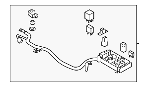 82241FJ031 - Electrical: Fuse Box Main for Subaru: Crosstrek, XV Crosstrek Image