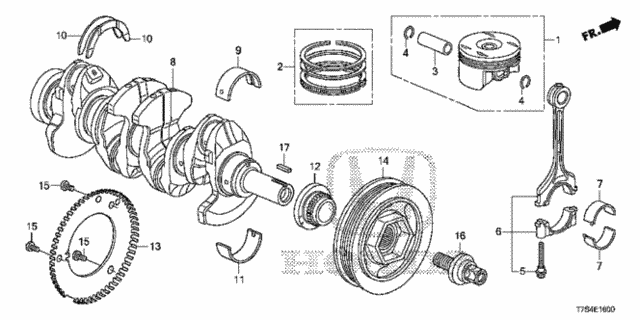 Piston - Crankshaft for 2019 Honda HR-V #0