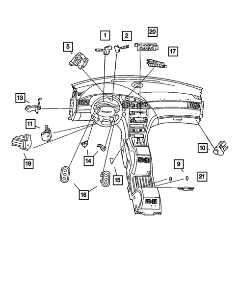 Switches for 2005 Chrysler Pacifica #0