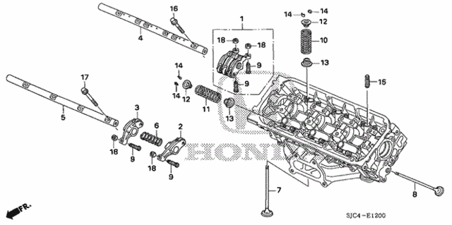 Valve - Rocker Arm (FR.) (1) for 2007 Honda Ridgeline #0
