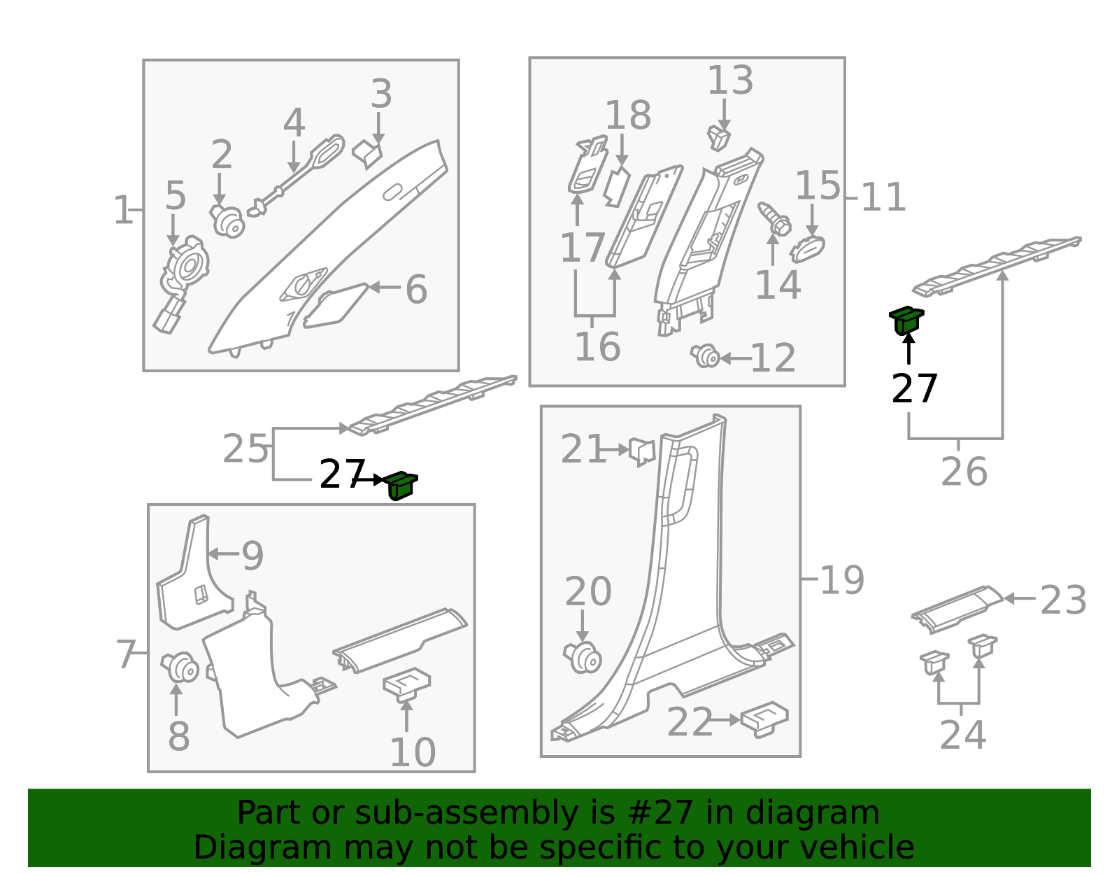 Multi-Purpose Retainer 11570612 GM | GMPartsDirect.com