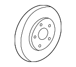 1770995 - Brakes: ACDelcoâ„¢ Rotor for Pontiac: Solstice | Saturn: Sky Image