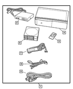 82204730 - Mopar Accessories - Component Parts: Cd Changer - 12 Disc Player Kit for Mopar Image