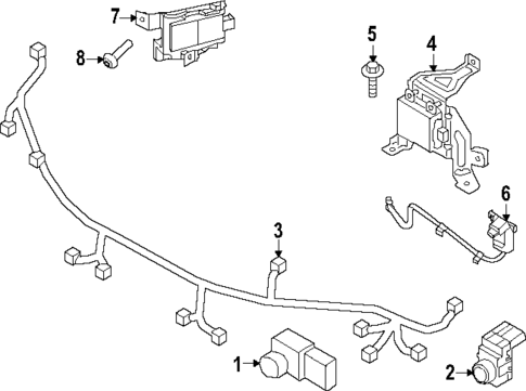 Parking Aid for 2023 Genesis Electrified G80 #1