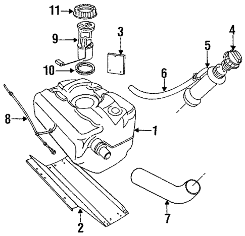 Fuel System Components for 1994 Land Rover Defender 90 #0