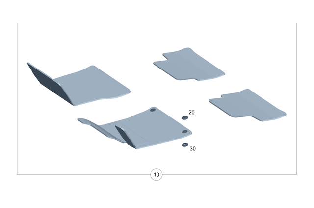 1776801305 - Panelling: Floor Mat for Mercedes-Benz: 180A, 220a, A220, CLA250, CLA35 AMG, CLA45 AMG, CLA45 AMG S Image image