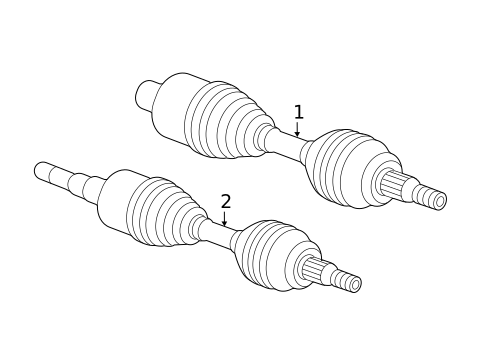 Drive Axles for 2023 GMC Acadia #1
