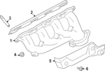 PC3Z9431B - : 2023-2024 Ford - Exhaust Manifold for Ford: F-250 Super Duty, F-350 Super Duty Image
