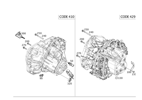 Transmission Attachment Parts for 2009 Smart Fortwo #0