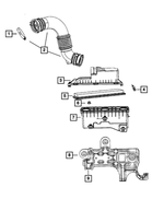 6508369AA - Fuel: Hose Clamp for Chrysler: 200 | Dodge: Avenger, Caliber | Jeep: Compass, Patriot Image