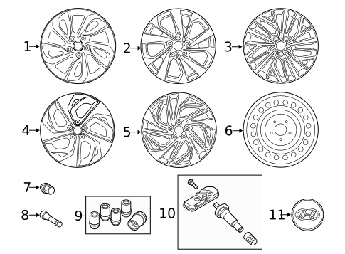Wheels for 2016 Hyundai Tucson #0