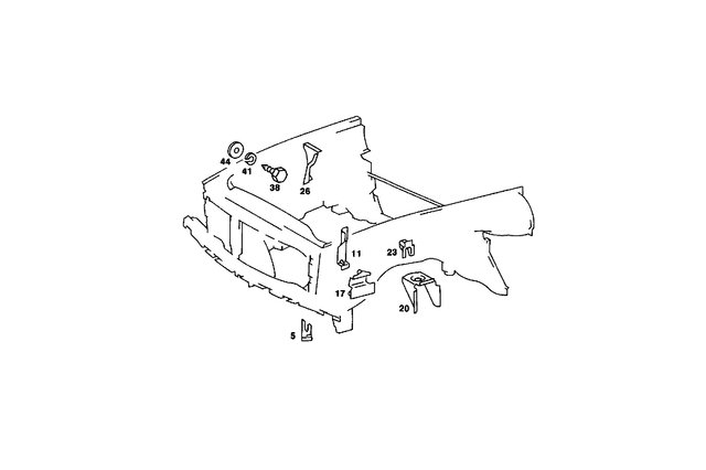 1076263814 - : Bracket for Mercedes-Benz Image