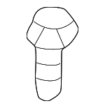 61311381205 - Body: Front Cover Screw for BMW: 318i, 318is, 323Ci, 323i, 325, 325Ci, 325e, 325es, 325i, 325is, 325iX, 325xi, 328Ci, 328i, 330Ci, 330i, 330xi, 524td, 525i, 525iT, 528e, 530i, 535i, 535is, 540i, 735i, M3, M5 Image