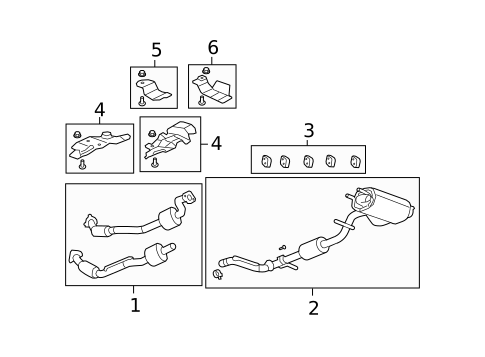 Exhaust Components for 2009 Hummer H3 #0