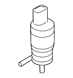 67127302589 - Body: Washer Pump for BMW: 1 Series M, 128i, 135i, 135is, 228i, 228i xDrive, 230i, 230i xDrive, 320i, 320i xDrive, 325i, 325xi, 328d, 328d xDrive, 328i, 328i GT xDrive, 328i xDrive, 328xi, 330e, 330i, 330i GT xDrive, 330i xDrive, 330xi, 335d, 335i, 335i GT xDrive, 335i xDrive, 335is, 335xi, 340i, 340i GT xDrive, 340i xDrive, 428i, 428i Gran Coupe, 428i xDrive, 428i xDrive Gran Coupe, 430i, 430i Gran Coupe, 430i xDrive, 430i xDrive Gran Coupe, 435i, 435i Gran Coupe, 435i xDrive, 435i xDrive Gran Coupe, 440i, 440i Gran Coupe, 440i xDrive, 440i xDrive Gran Coupe, 525i, 525xi, 528i, 528i xDrive, 528xi, 530e, 530e xDrive, 530i, 530i xDrive, 530xi, 535i, 535i GT, 535i xDrive, 535xi, 540d xDrive, 540i, 540i xDrive, 545i, 550i, 645Ci, 650i, 740e xDrive, 740i, 740i xDrive, 745i, 745Li, 750i, 750i xDrive, 750Li, 760i, 760Li, 840i, 840i Gran Coupe, 840i xDrive, 840i xDrive Gran Coupe, ActiveHybrid 3, Alpina B7, Alpina B8 Gran Coupe, i8, M2, M235i, M235i xDrive, M240i, M240i xDrive, M3, M4, M5, M550i xDrive, M6, M760i xDrive, M8, M8 Gran Coupe, M850i xDrive, M850i xDrive Gran Coupe, X1 Image