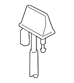 61667131299 - Body: Washer Nozzle for BMW: 325i, 325xi, 328i, 328i xDrive, 328xi, 330i, 330xi, 335d, 335i, 335i xDrive, 335is, 335xi, M3 Image