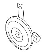 966103K001 - Electrical: Horn for Kia: Optima, Rio, Rondo, Sephia, Sorento, Soul, Spectra, Spectra5, Sportage Image