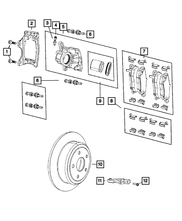 R8003774AB - Brakes: Disc Brake Caliper Assembly, Remanufactured, Right for Mopar Image