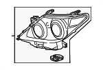 8114560F80 - Electrical: Headlamp for Lexus: LX570 Image