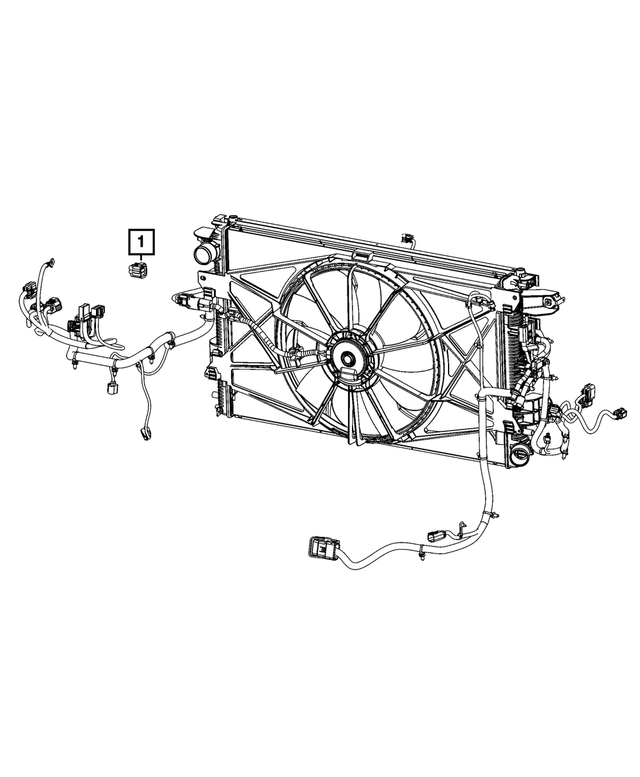 68601677AA - Electrical: Electrical Connector for Mopar Image