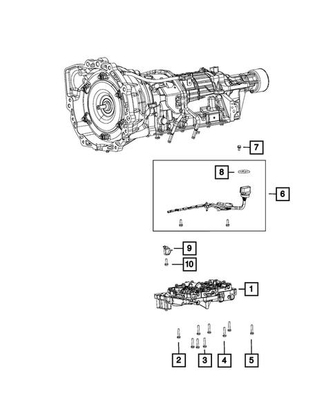 Valve Body, Accumulator, Solenoid and Parking Sprag for 2019 Fiat 124 Spider #0
