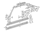 1266370547 - : Roof Frame for Mercedes-Benz Image