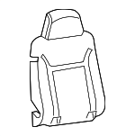 8890413530 - Body: Seat Back Pad for Isuzu Image