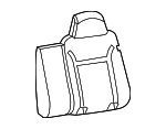 8890413540 - Body: Seat Back Pad for Isuzu Image