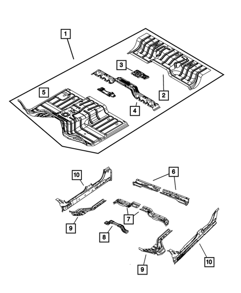 Floor Pans for 2022 Ram 1500 Classic #2