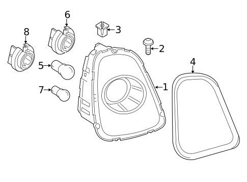 Tail Lamps for 2012 Mini Cooper #1
