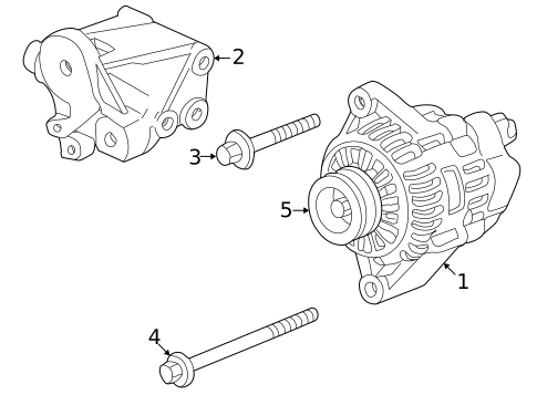 Alternator for 2007 Honda S2000 #1