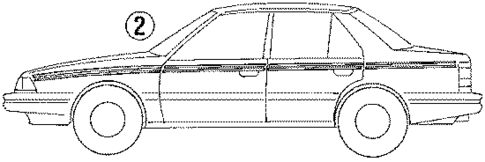 Stripe Tape for 1985 Mazda 626 #0