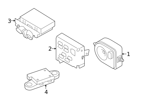 Anti-Theft Components for 2013 Volvo S80 #0