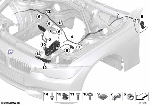 Hood for 2014 BMW 328dX #0