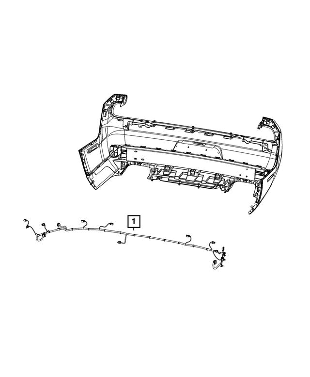 68483546AA - Electrical: Rear Fascia Wiring for Mopar Image